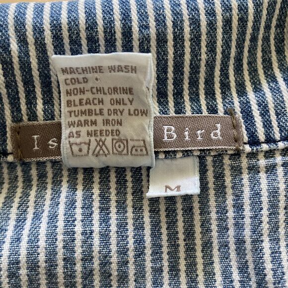 Classic Blue Striped Jean Jacket - Picture 4 of 9